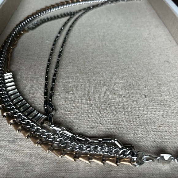 Stella & Dot Sutton Versatile Mixed Metals Statement Necklace - Picture 4 of 12